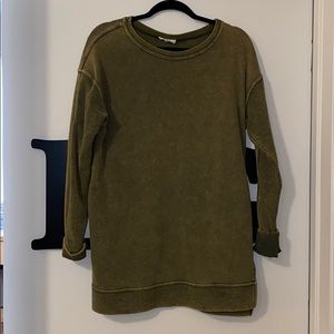 Olive green sweatshirt
